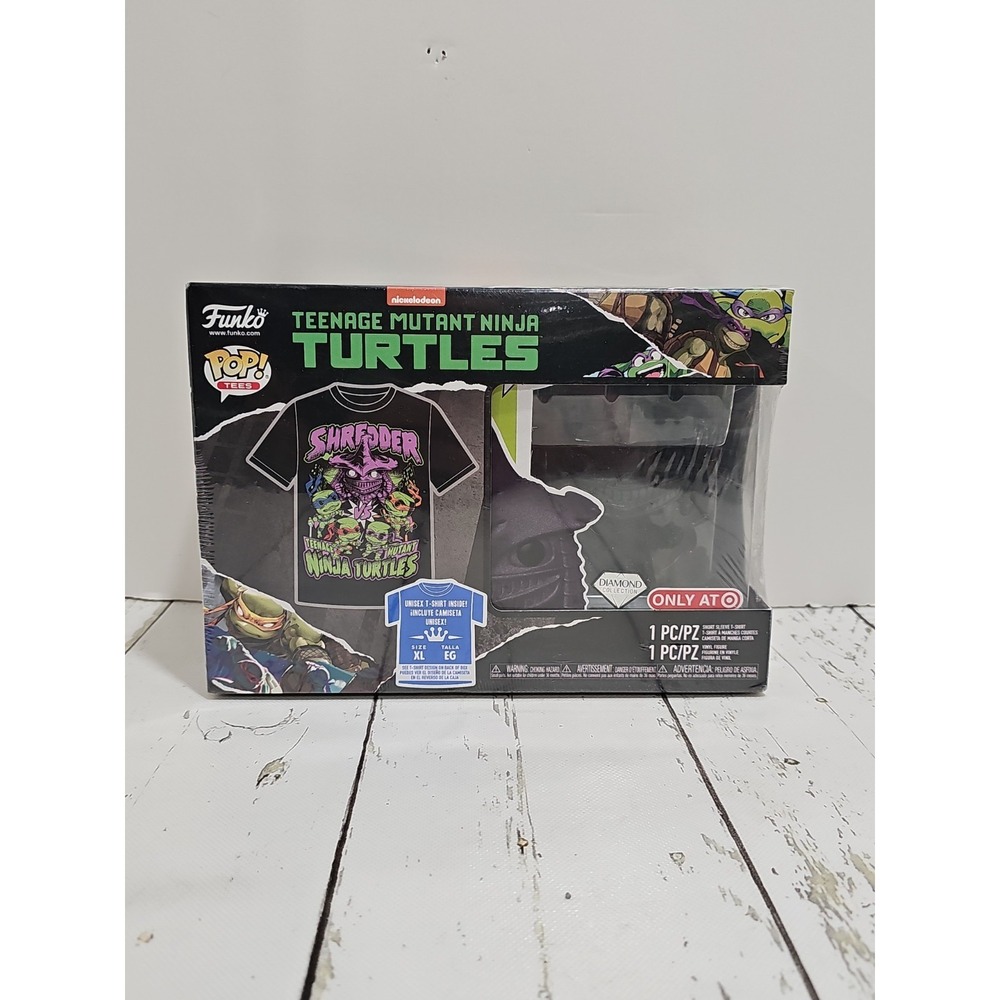 Funko Pop TMNT Teenage Mutant Ninja Turtles Shredder Target XL T Shirt NIB 2021